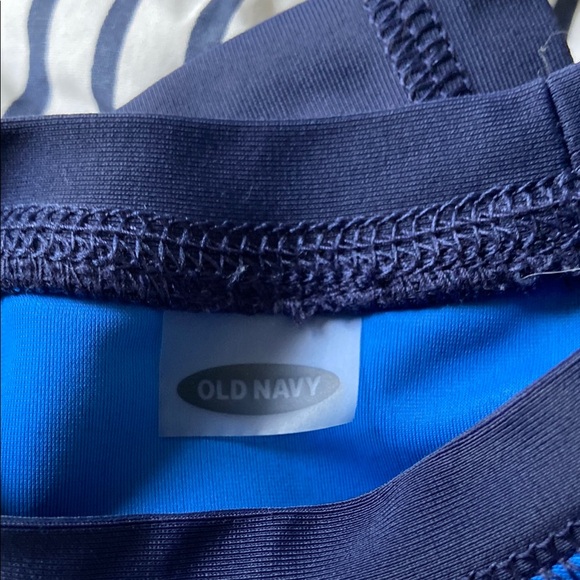 3/$15 Old Navy Blue Rashguard Swim top - Picture 2 of 5